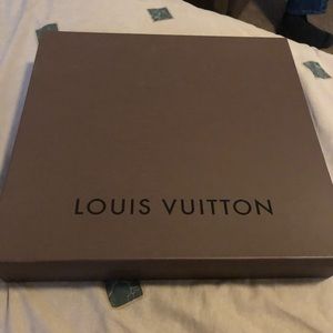 100% authentic Louis Vuitton scarf logo